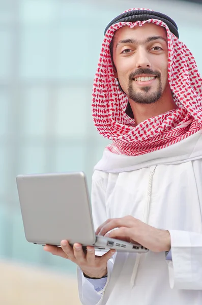 Arab on the street in summer — Stock Photo, Image