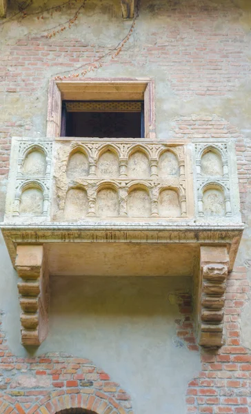 Stock image Famous Juliet balcony in Verona