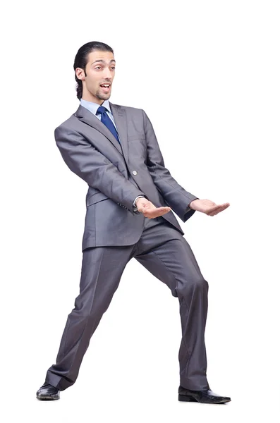 Businessman posing for conceptual photo — Stock Photo, Image