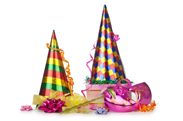 Hats streamers and other stuff for party — Stock Photo, Image