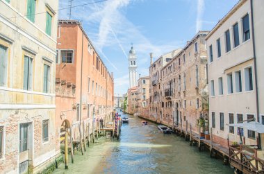 City views of venice in Italy clipart