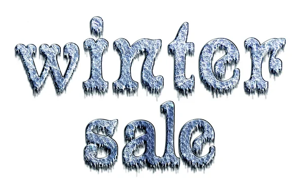 Winter sale — Stock Photo, Image