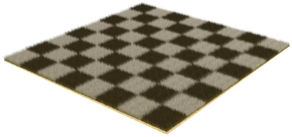Chessboard from fur — Stock Photo, Image