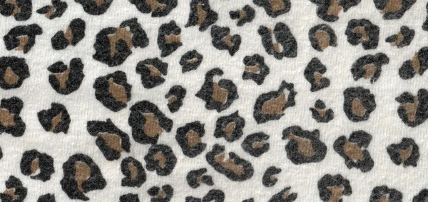 Леопардовая шерстяная ткань — стоковое фото