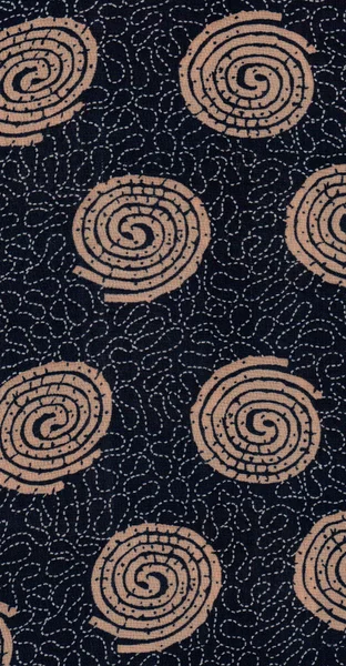 Tkaniny z wzorami spirala — Zdjęcie stockowe