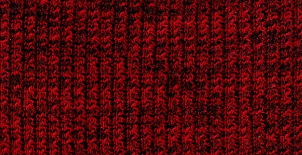 Red knitted pattern — Stock Photo, Image