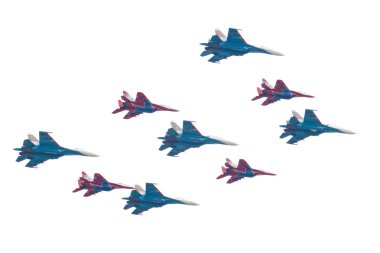 Su-27 and Mig-29 clipart