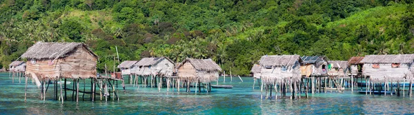 stock image Sea gypsy village