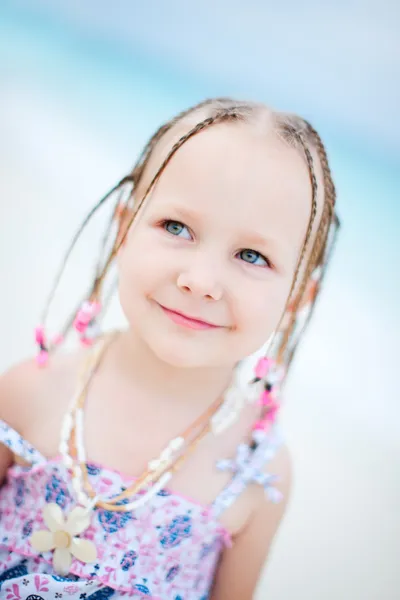 Portrét Rozkošná holčička — Stock fotografie