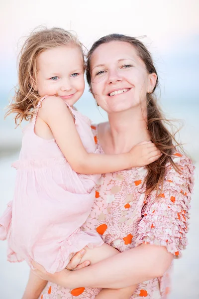 Portrét matky a dcery — Stock fotografie