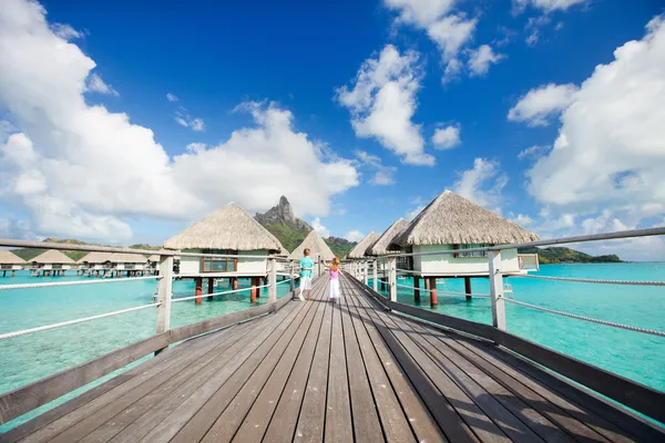 Over the water bungalows — Stock Photo, Image