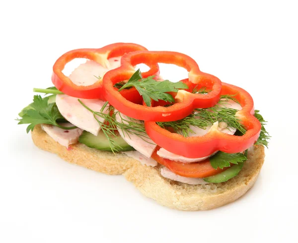 Sebzeli sandviç — Stok fotoğraf