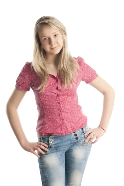 Attractive young girl — Stock Photo, Image