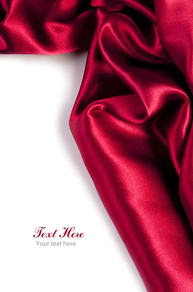 Smooth Red Satin background — Stock Photo, Image