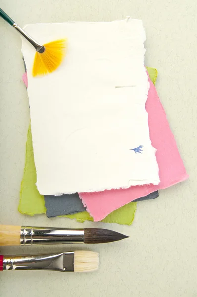 Paper elements for card or scrap-booking — Stock Photo, Image