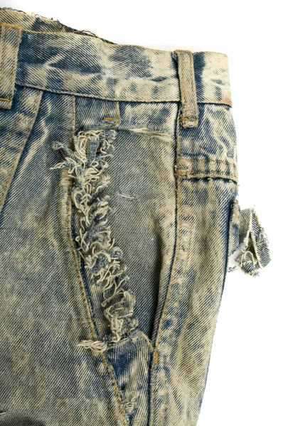 Grunge džíny pozadí — Stock fotografie