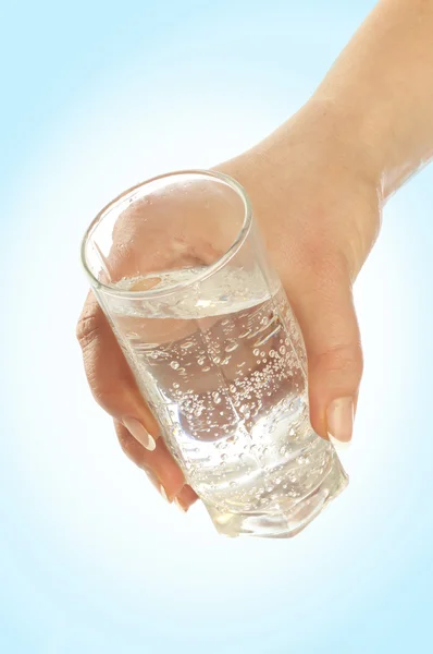 Glass with water — Stock Photo, Image