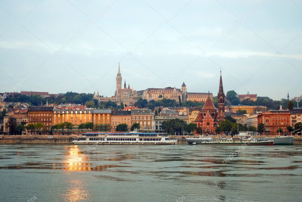 Budapest, Danube view at Buda