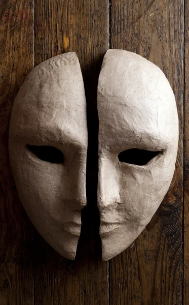 Máscara de papel — Fotografia de Stock