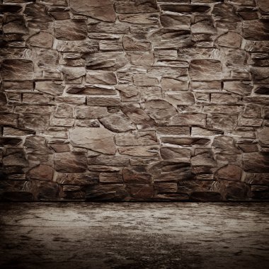 Stone vintage wall clipart