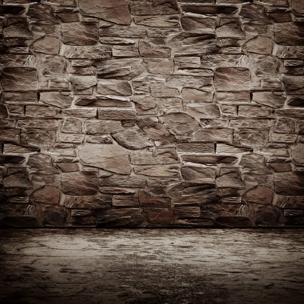 Каменная винтажная стена — стоковое фото