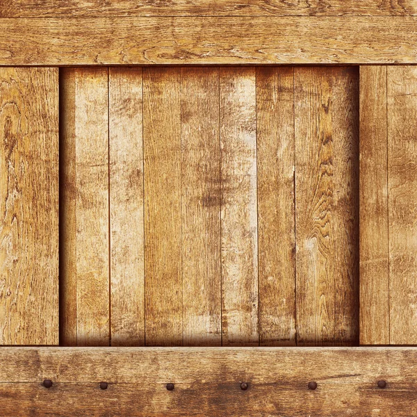 Holzkiste aus alten Zeiten — Stockfoto