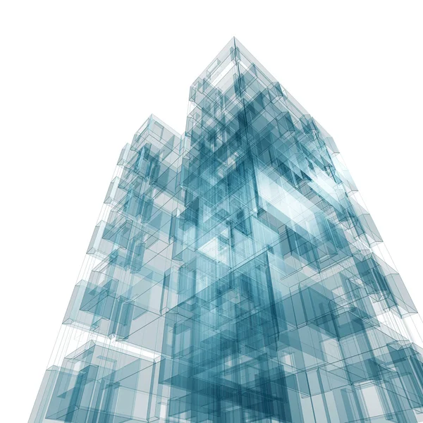 Abstracte gebouw — Stockfoto