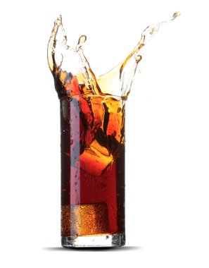 Cola splash clipart