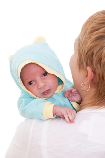 Young woman with her newborn baby — Stock Photo, Image