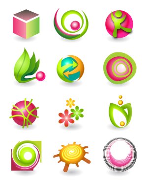 Set of elements for design clipart