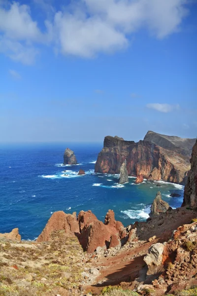 Día ventoso en la isla del océano Madiera — Foto de Stock