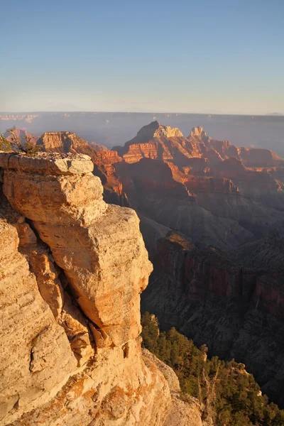 Grand canyon, en solnedgång — Stockfoto