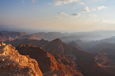 The bible landscape - Sinai and Red sea clipart