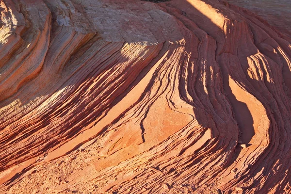 Striped cliffs of sandstone — Stock Photo, Image