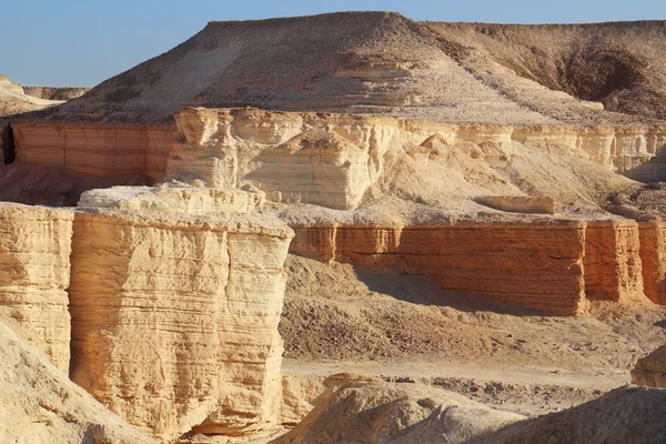 Ongewone vormen van oude heuvels. Israël — Stockfoto