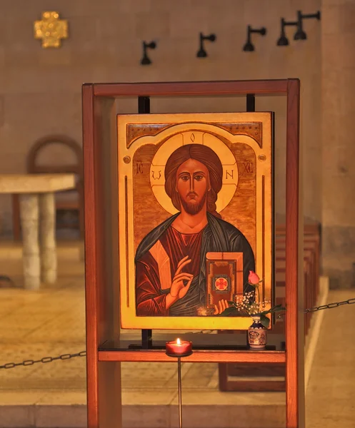 Wspaniały ikona Jezusa Chrystusa — Zdjęcie stockowe