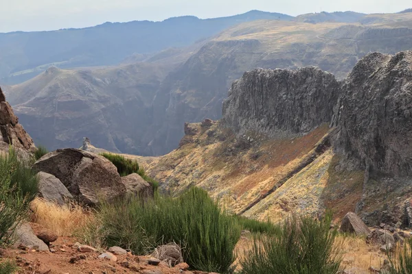 A hegyekben, a Madeira-sziget — Stock Fotó