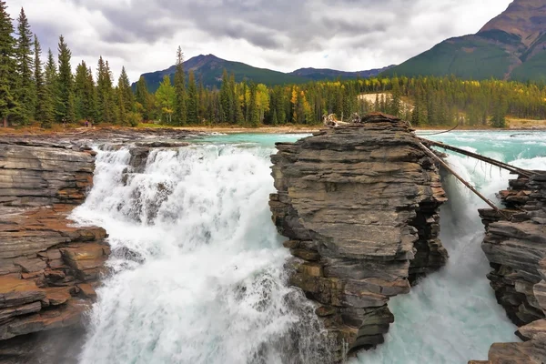 Rocky Dağları'nda athabasca falls — Stok fotoğraf