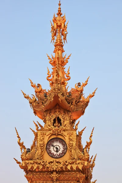 The gilded clock tower — Stock Photo, Image