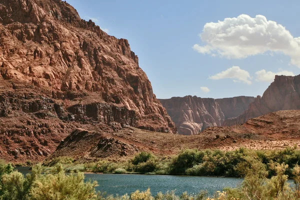 Magnificent Colorado River in the steep banks — Stock Photo, Image