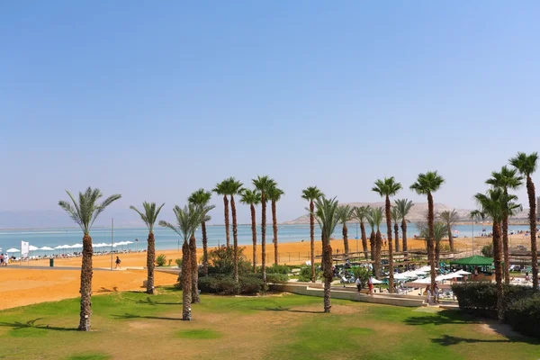 Luxusní hotel Palm beach u mrtvého moře — Stock fotografie