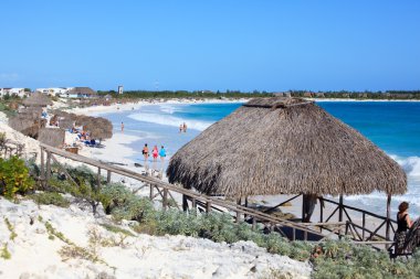 Beach of Sol Cayo Largo hotel. clipart