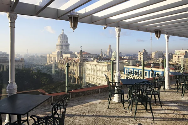 stock image View from the roof of the hotel at the Capitolio.