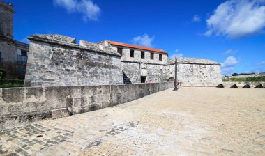 Oldest fortress in Cuba - castillo de la Real Fuerza. clipart