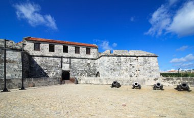 Oldest fortress in Cuba - castillo de la Real Fuerza. clipart