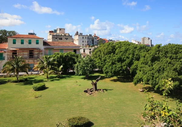 Vista de Havana do castillo de la Real Fuerza . — Fotografia de Stock