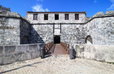 Oldest fortress in Cuba - castillo de la Real Fuerza. clipart