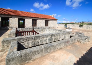 Oldest fortress in Cuba - castillo de la Real Fuerza. clipart