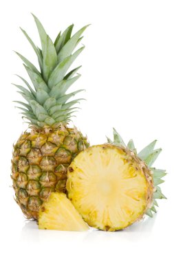 Fresh juicy pineapple clipart