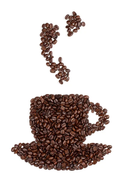 Tasse à café à base de grains — Photo